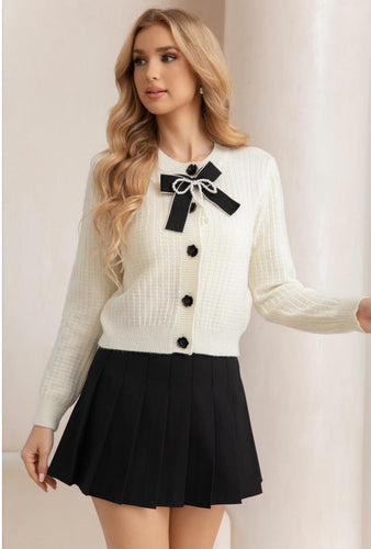 French Style Long Sleeve Cardigan