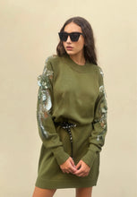 Load image into Gallery viewer, Sequin Embellished Stretch Jumper Dress