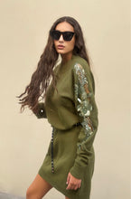 Load image into Gallery viewer, Sequin Embellished Stretch Jumper Dress