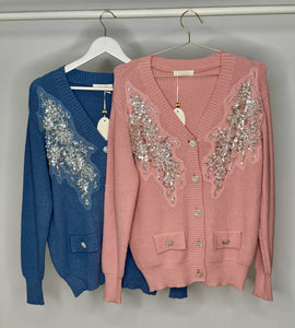 Embroidered Cardigan